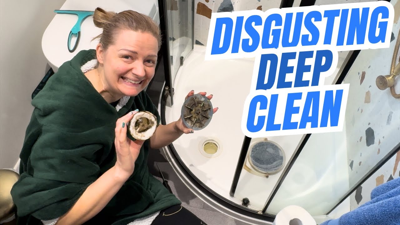 DEEP CLEAN MY BATHROOM WITH ME | cleaning motivation