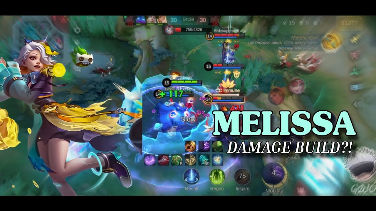 SAVAGE DOMINATION FT. MELISSA | DAMAGE BUILD ?! | GØJÓ | #mlbb #melissamlbb 