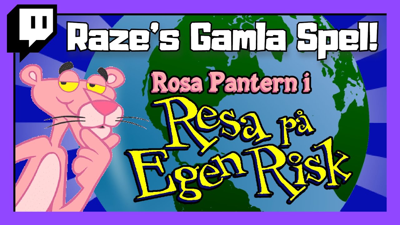 Rättar alla fel i geografispel från 1997 - Rosa Pantern i Resa på Egen Risk (HELA SPELET)