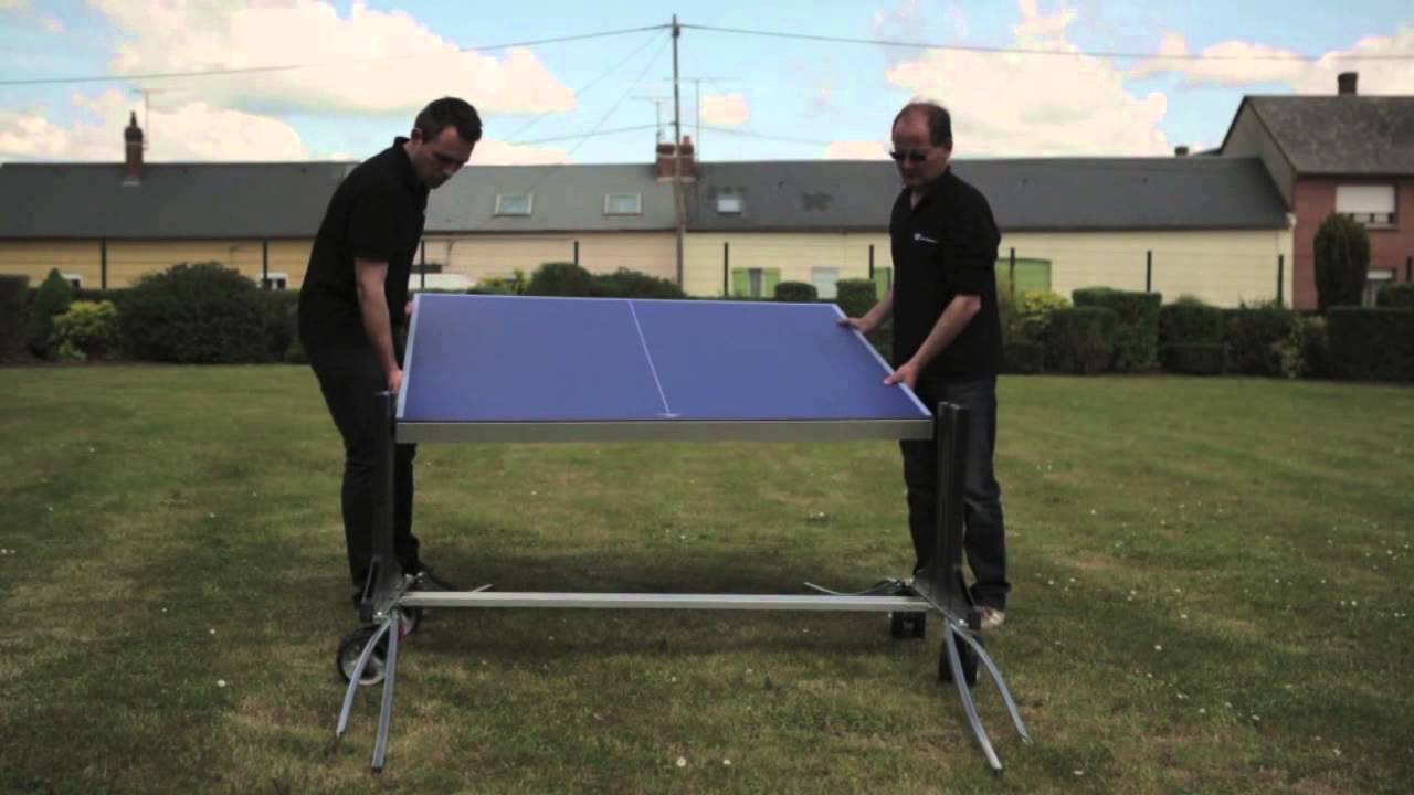 Cornilleau Table Tennis Table Installation