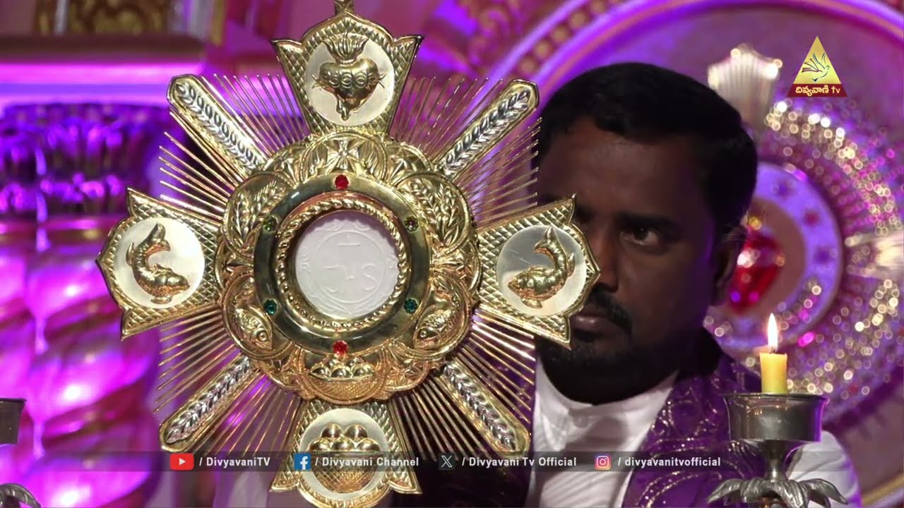 తపఃకాల పవిత్ర ధ్యాన వడకం | దివ్యవాణి టీ.వి. కేంద్రం, హైదరాబాద్ | దివ్యసత్ప్రసాద ఆరాధన | 7 MARCH 2026
