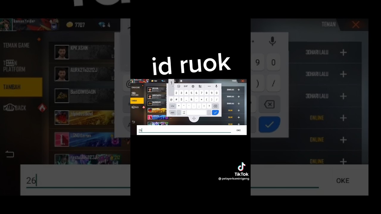 id ruok asli &bull;_&bull;