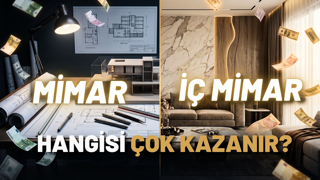 Hangisi Daha &Ccedil;ok Kazanıyor? Mimar mı? İ&ccedil; Mimar mı?