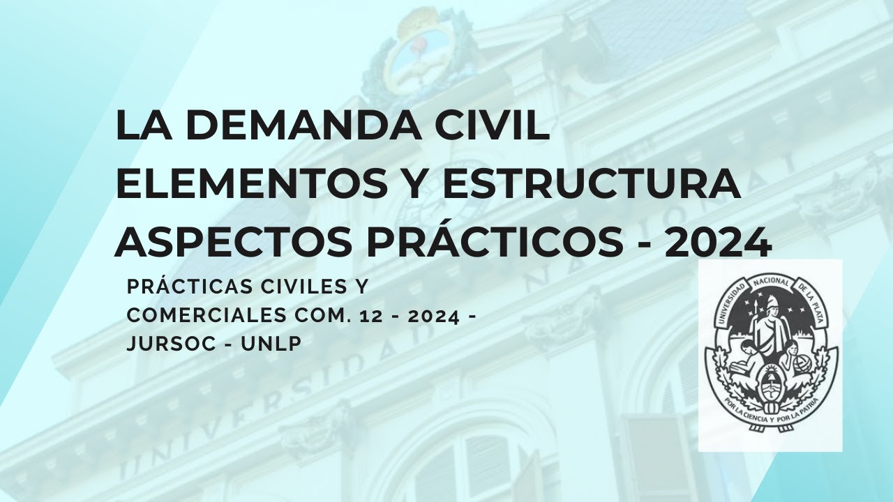 La Demanda Civil. Elementos y estructura