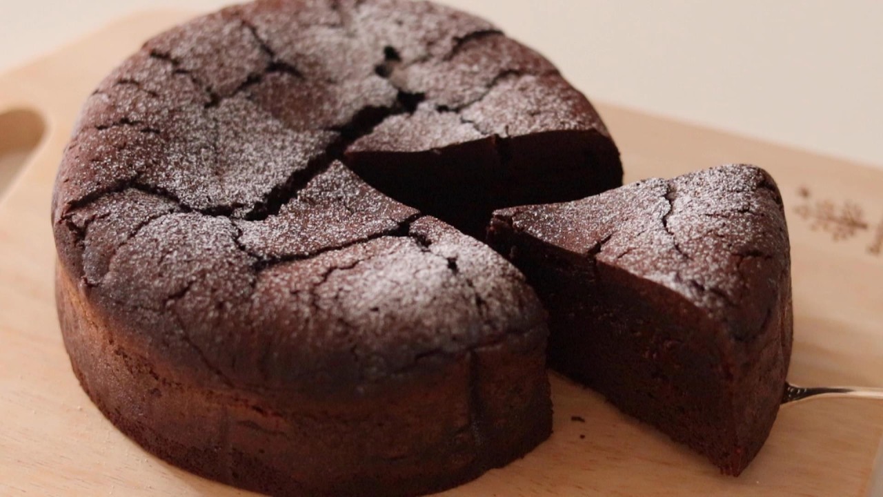 【バレンタイン】しっとり濃厚♡米粉のガトーショコラの作り方／Gateau Chocolat recipe