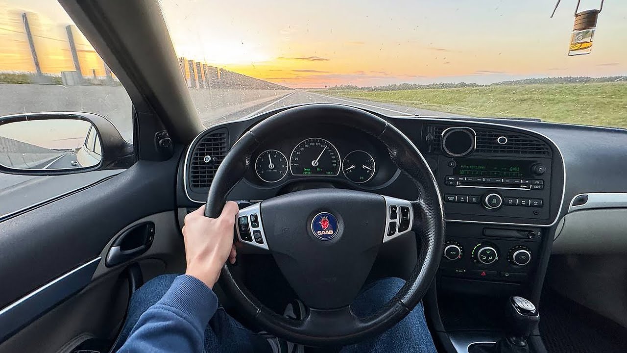Sunny Highway Drive | Saab 9-3 POV (Turbo)