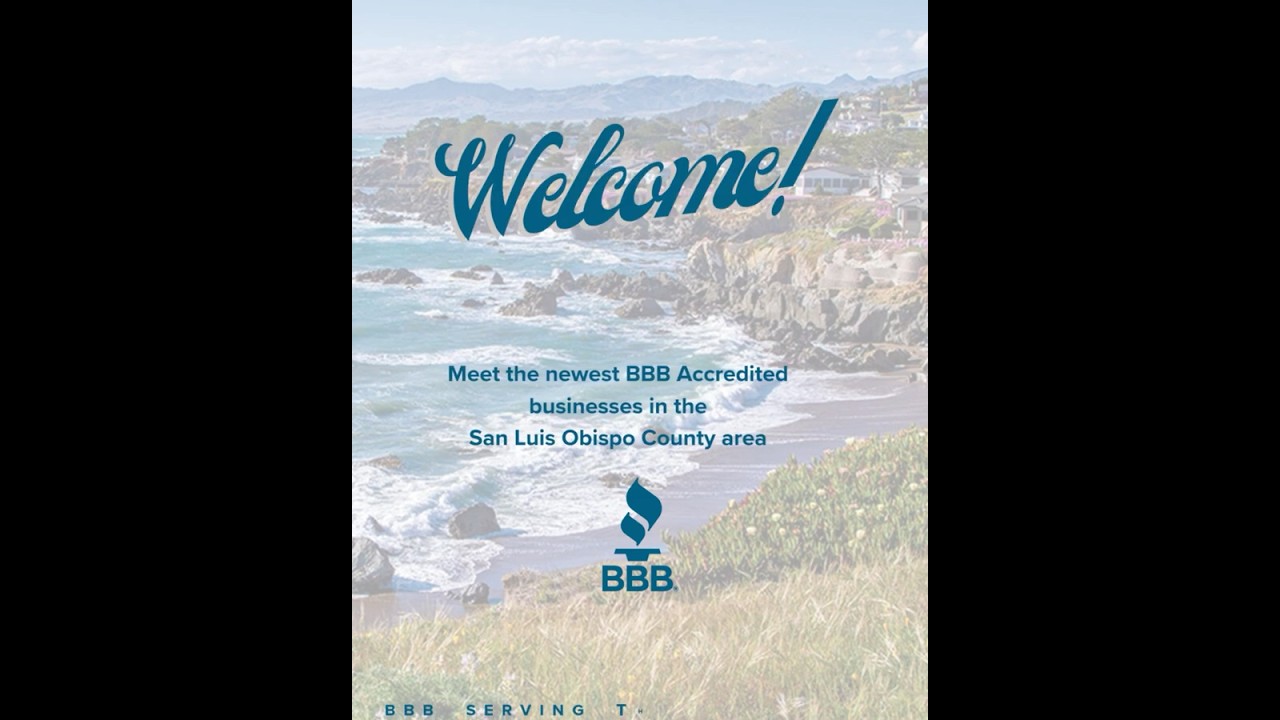 San Luis Obispo Welcome Wednesday 7/9/25 | New Accredited Business #BBBTriCounties #WelcomeWednesday