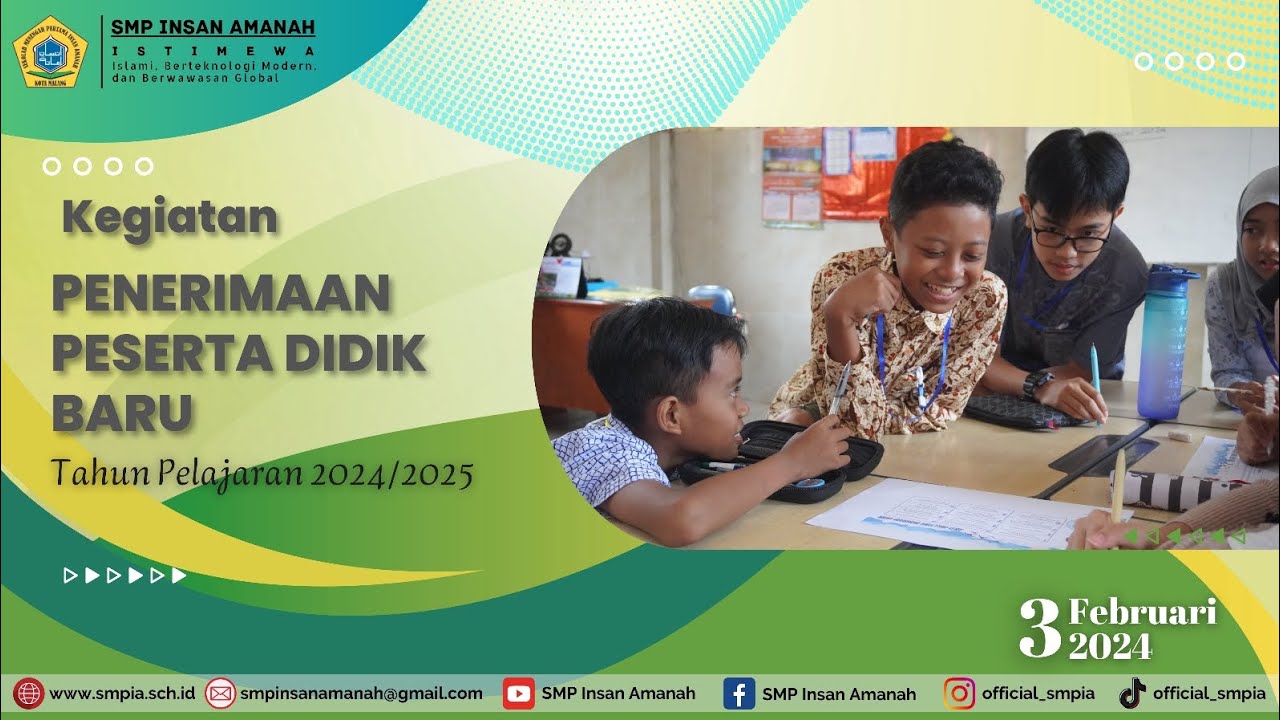 Tes PPDB SMP Insan Amanah Tahun Pelajaran 2024/2025