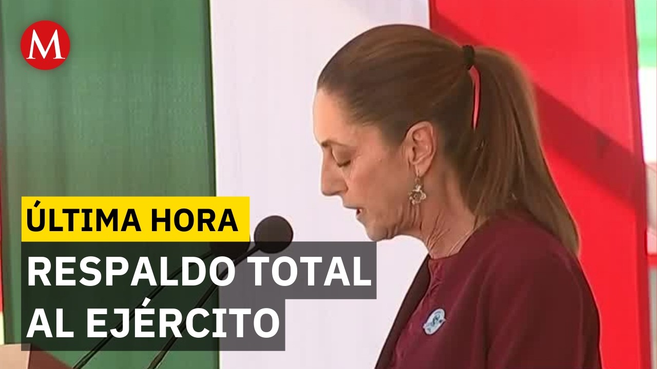Claudia Sheinbaum en Puebla: “El Ejército es pueblo uniformado”