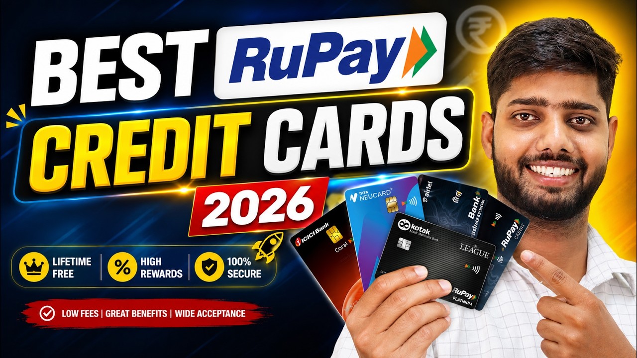 Best RuPay Credit Cards 2026 || Best UPI Credit Cards 2026 | Lifetime Free Rupay Credit Card