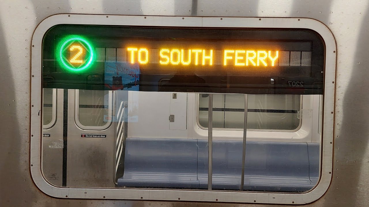 MTA NYC Subway: On Board South Ferry Bound R142 (2) Train From Eastchester Dyre Ave to South Ferry 
