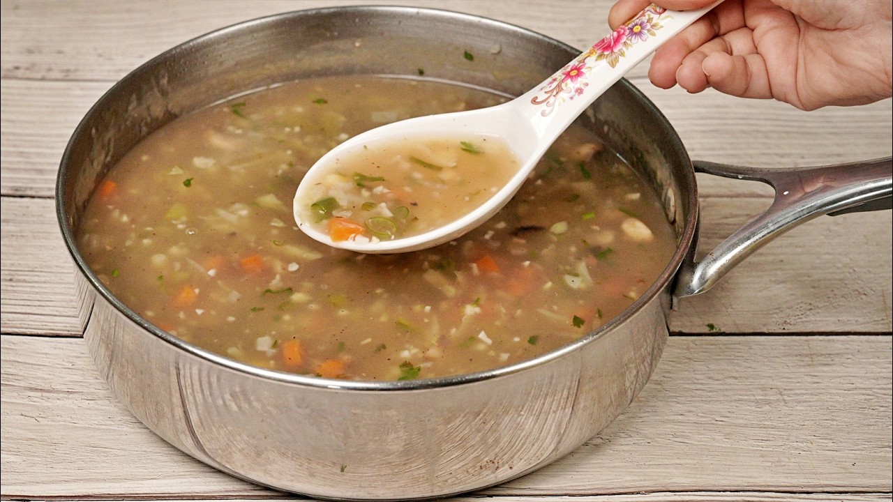 Comfort in a Bowl - Easy Vegetarian Soup | Light, Healthy & Full of Flavour | Veg Soup