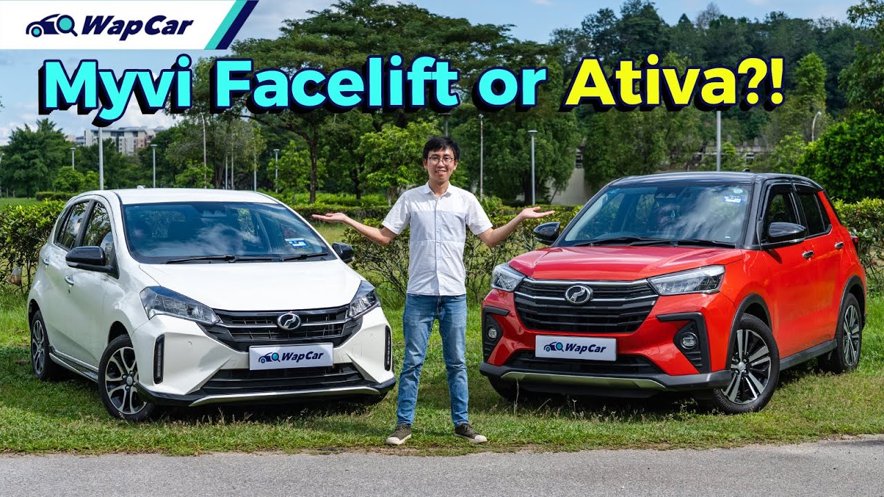 Сравнительный обзор Perodua Myvi Facelift и Perodua Ativa 2022 года в Малайзии, что купить? | WapCar