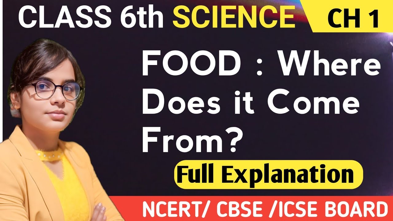Food: Where Does it Come From,  Science chapter 1 #science #class6thscience #sciencechapter1 #ncert 