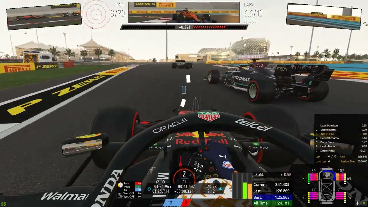 F1 2021 Abu Dhabi GP . Max Verstappen  I  rFactor 2