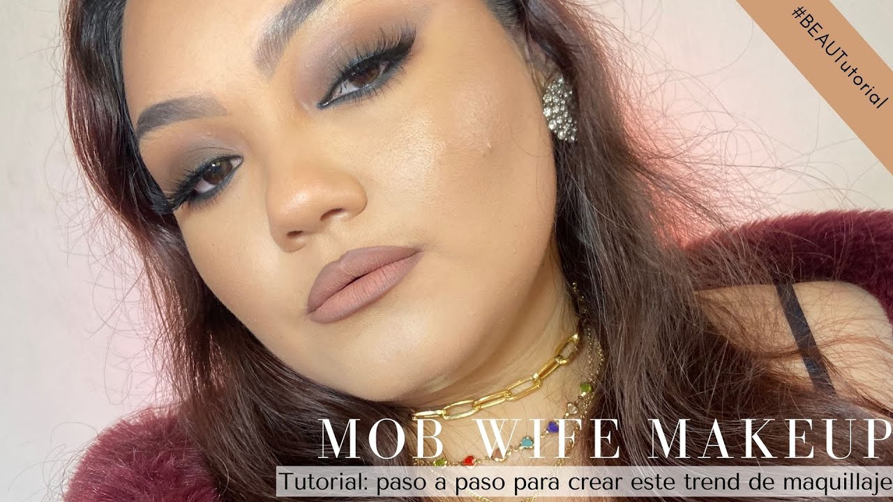 MOB WIFE MAKEUP: Tutorial paso a paso de esta tendencia de maquillaje
