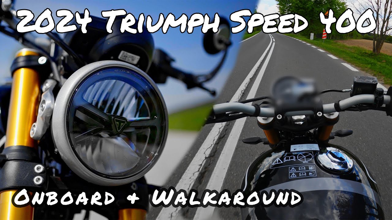 Triumph Speed 400 Walkaround and  RAW onboard