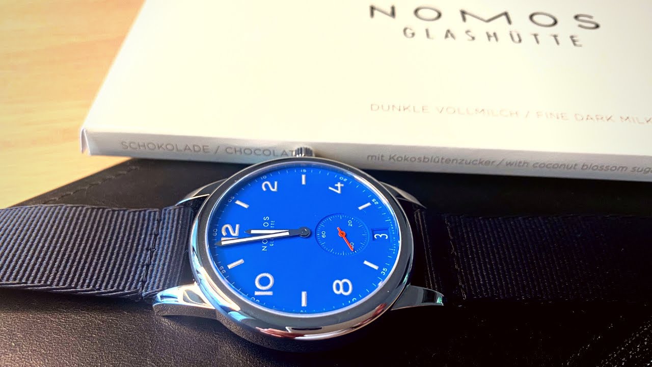 First Look At The Nomos Club Automatic Date Siren Blue