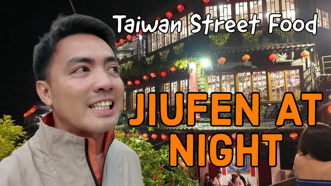 First time seeing JIUFEN AT NIGHT + Eating Taiwan Street Foods | Marvin Samaco