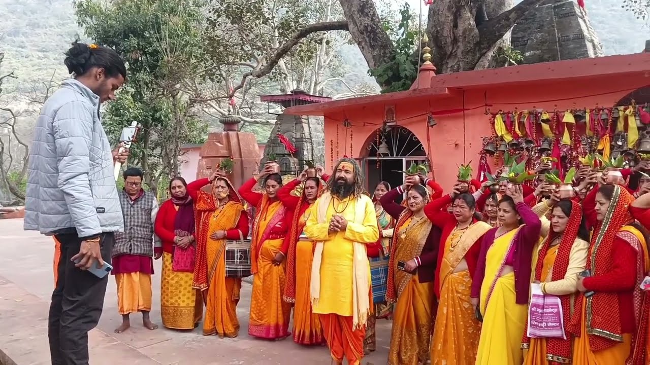 मांँ चंडिका देवी मंदिर में भागवत का प्रथम दिन🙏