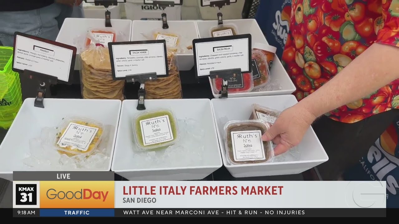 Little Italy Farmers Market, 9am