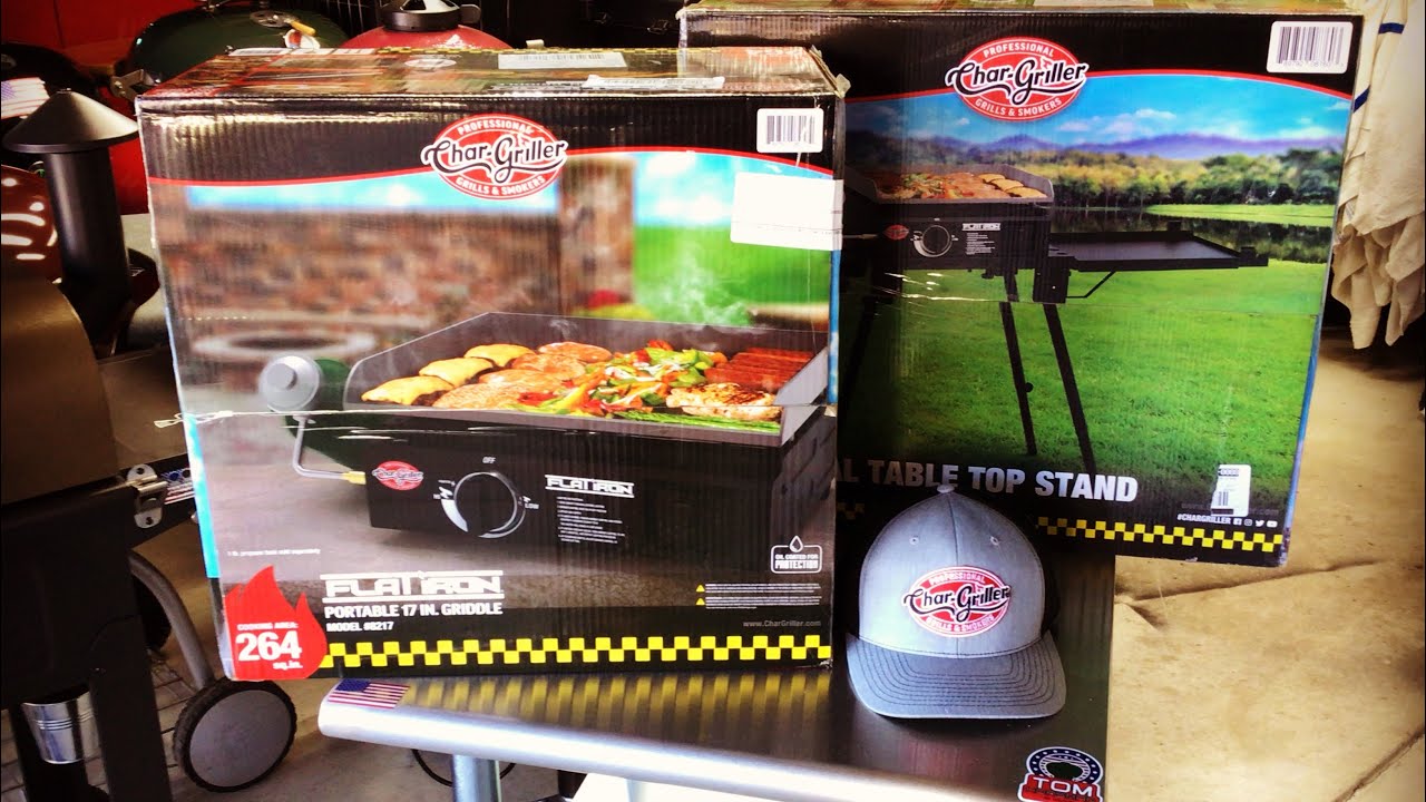 Honest Review Of The Char-Griller Flat Iron 17 Inch Portable Griddle And Portable Table Top Stand!