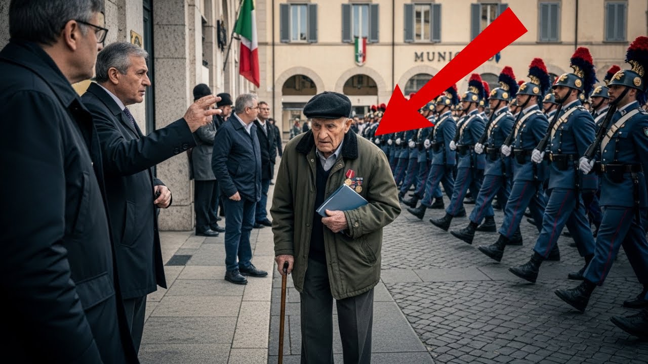 Veterano Italiano Offeso al Municipio — 30 Minuti Dopo, Arrivano i Bersaglieri in Marcia