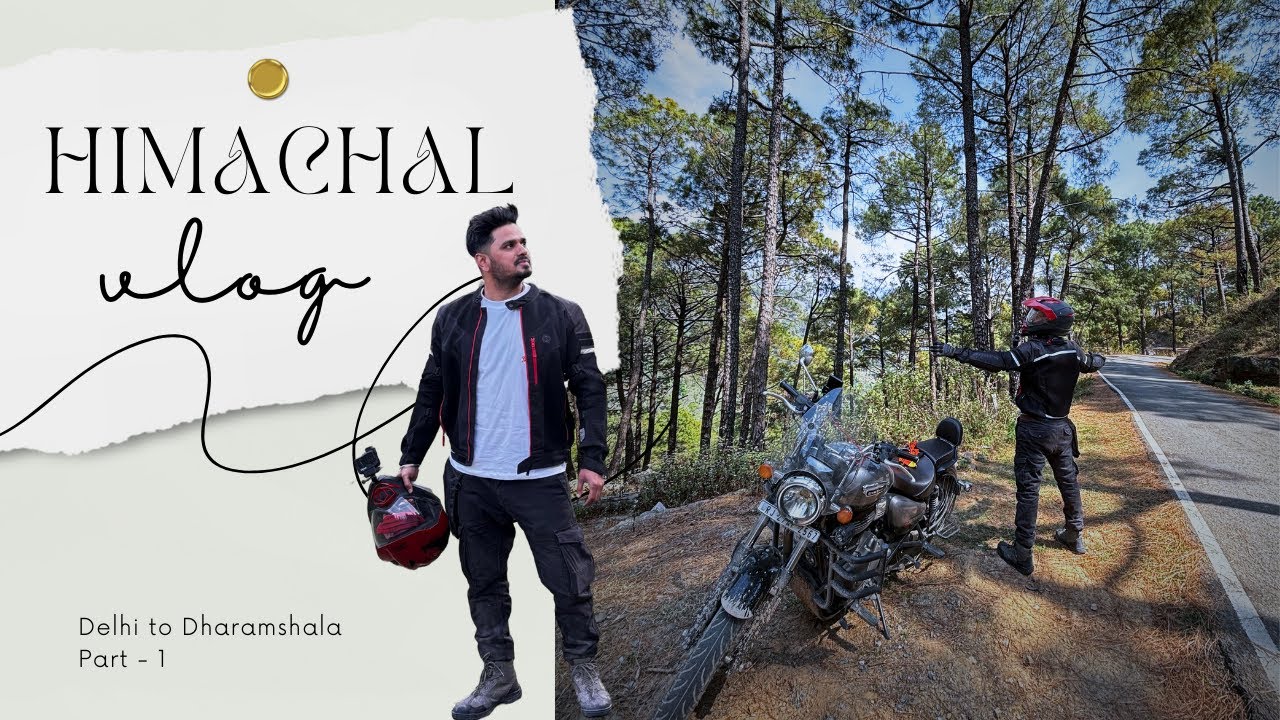 Himachal Series (Delhi to Dharamshala) - Part 1 | A Scenic Royal Enfield Bike Journey | RidingRam