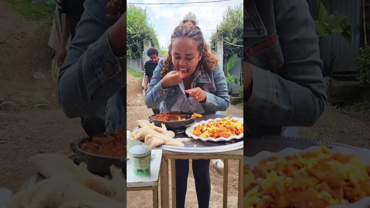 Ethiopian Food CHALLENGES  LIKE AND you tube SUBSCRIBE PRTE 17