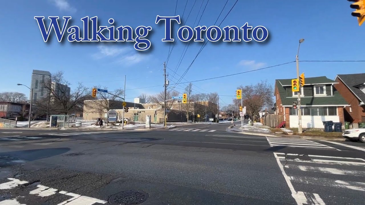 Walking Lawrence Avenue West in York Toronto's Weston Neighbourhood 1/8/2026