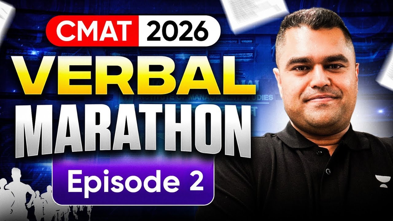 CMAT 2026: The Ultimate Verbal Marathon 🔥 Amit Rohra | Ep 02