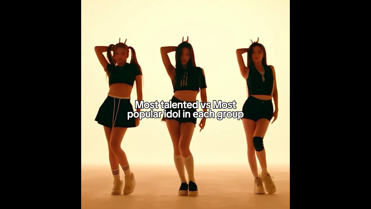 Most talented vs Most popular idol in each group #kpop #kpopidol #kpopedit #shorts #aespa