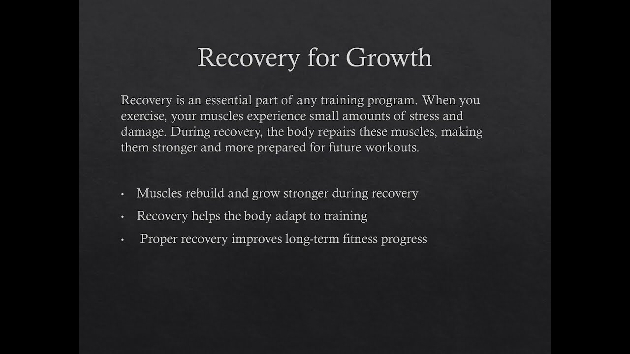 Recovery