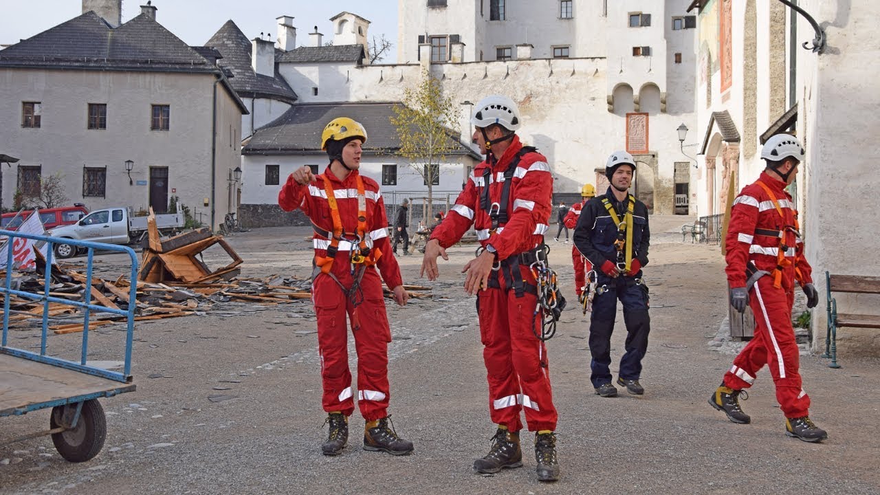 Festung wird winterfest gemacht