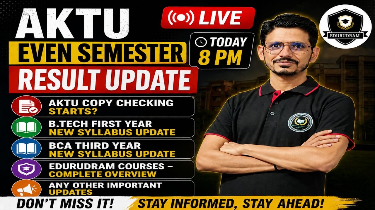 AKTU Even Semester Result Update 2026 🔥 | Copy Checking Starts? | B.Tech & BCA New Syllabus Update