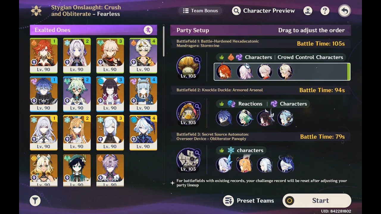 Luna V Stygian Fearless Clear - Mavuika Melt / Flins Lunar Charged / Skirk Freeze