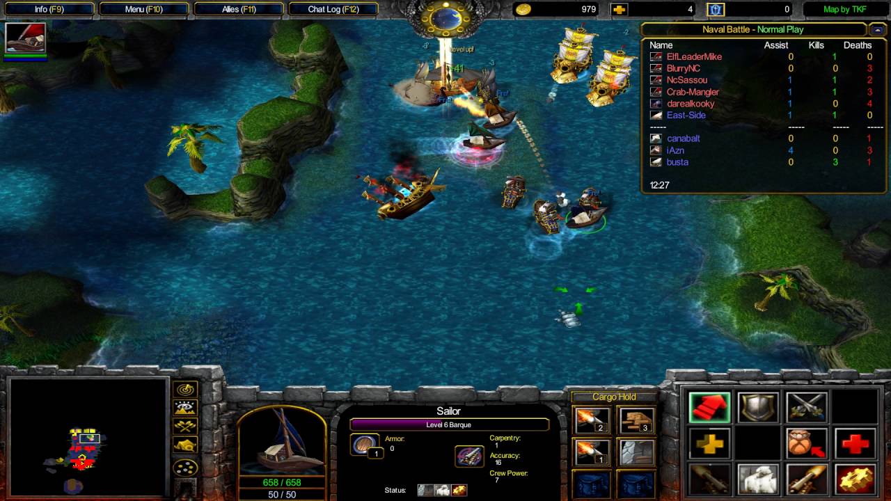 Warcraft 3 TFT - Naval Battle #2