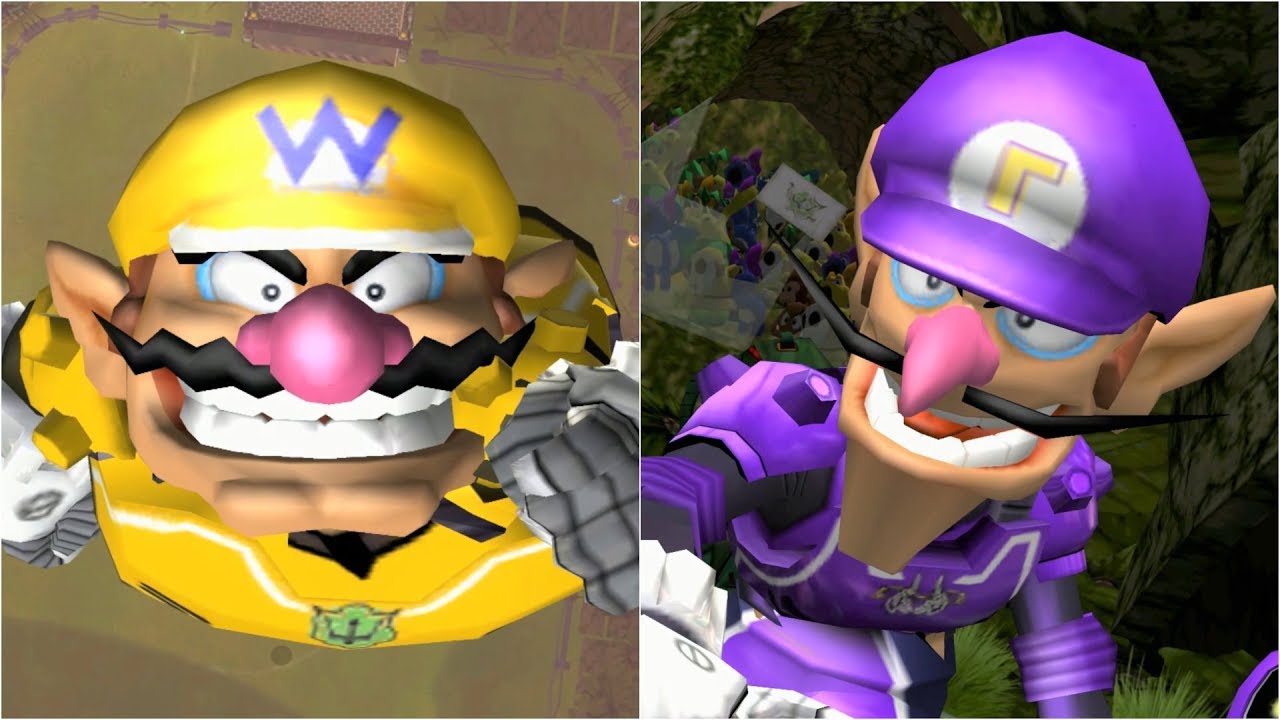 Mario Strikers Charged - Wario vs Waluigi - Wii Gameplay (4K60fps)