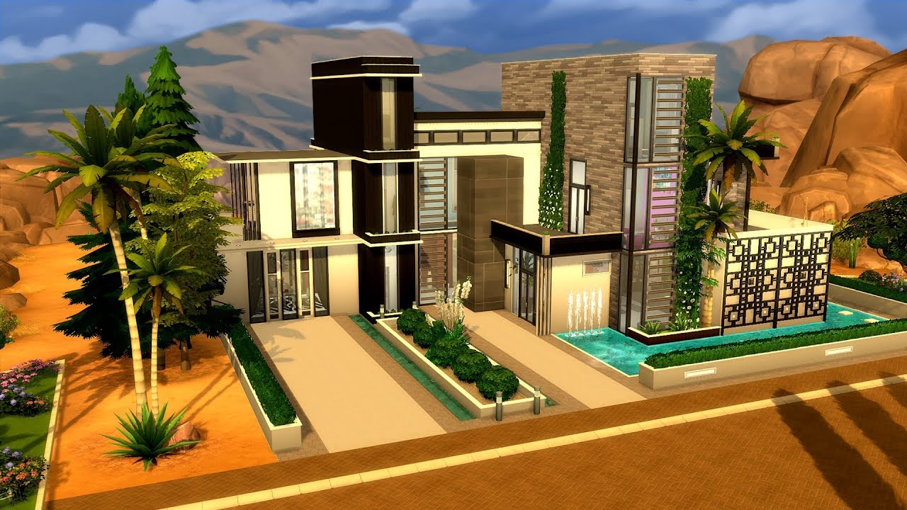 The Sims 4 || Speed Build || Millionaire's Row - California Modern Mansion