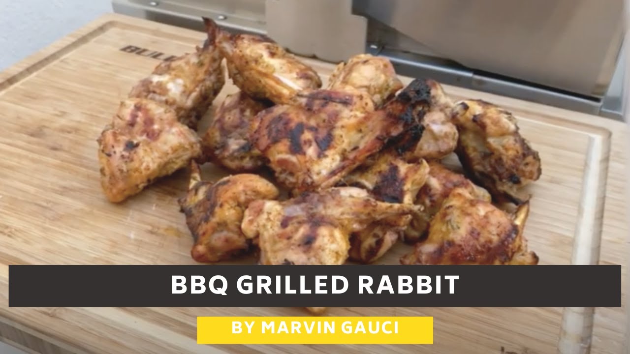 BBQ Grilled Rabbit • Grilled and Marinated Rabbit • How to Grill Rabbit