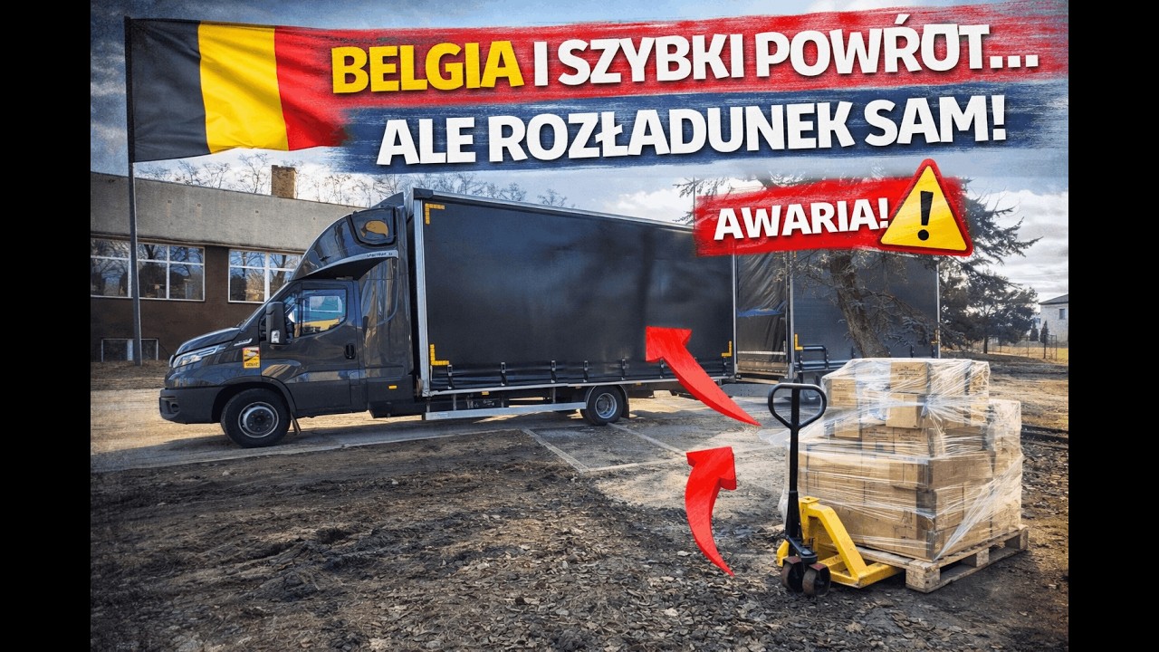 [VLOG #13] Belgia i szybki powrót… ale rozładunek MUSISZ zrobić SAM!