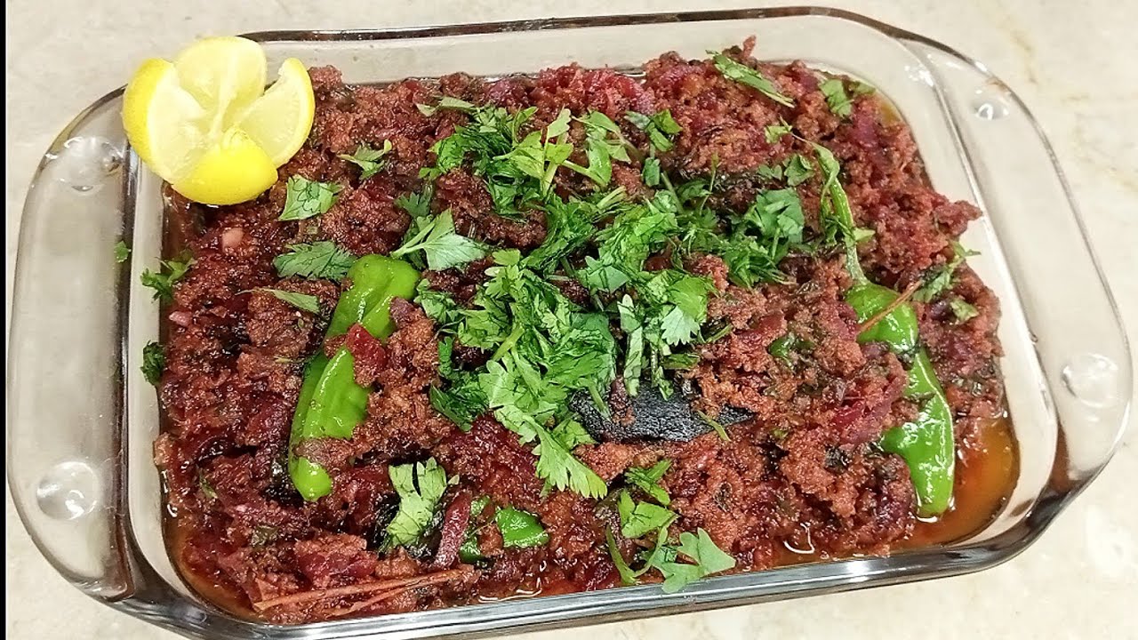 chukandar keema recipe by kitchen with duaa