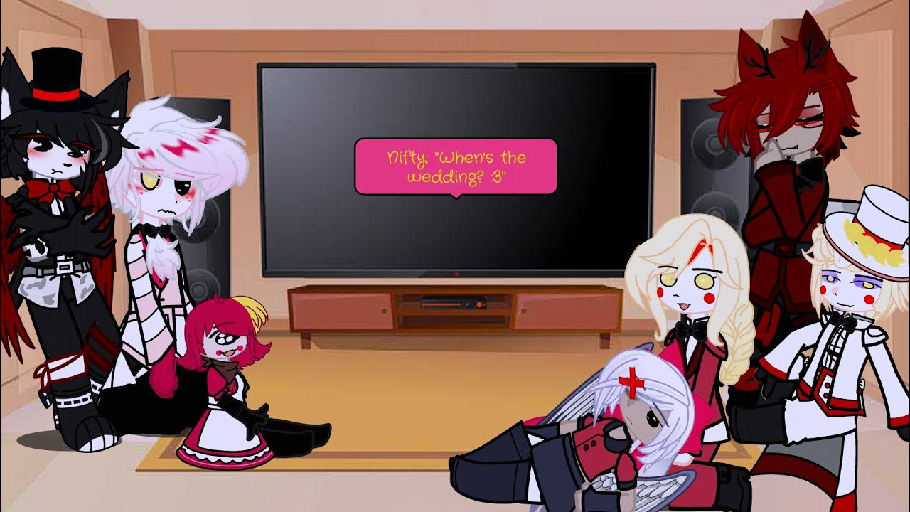 Hazbin Hotel react to each other as random gacha tiktoks//WIP//no thumbnail 