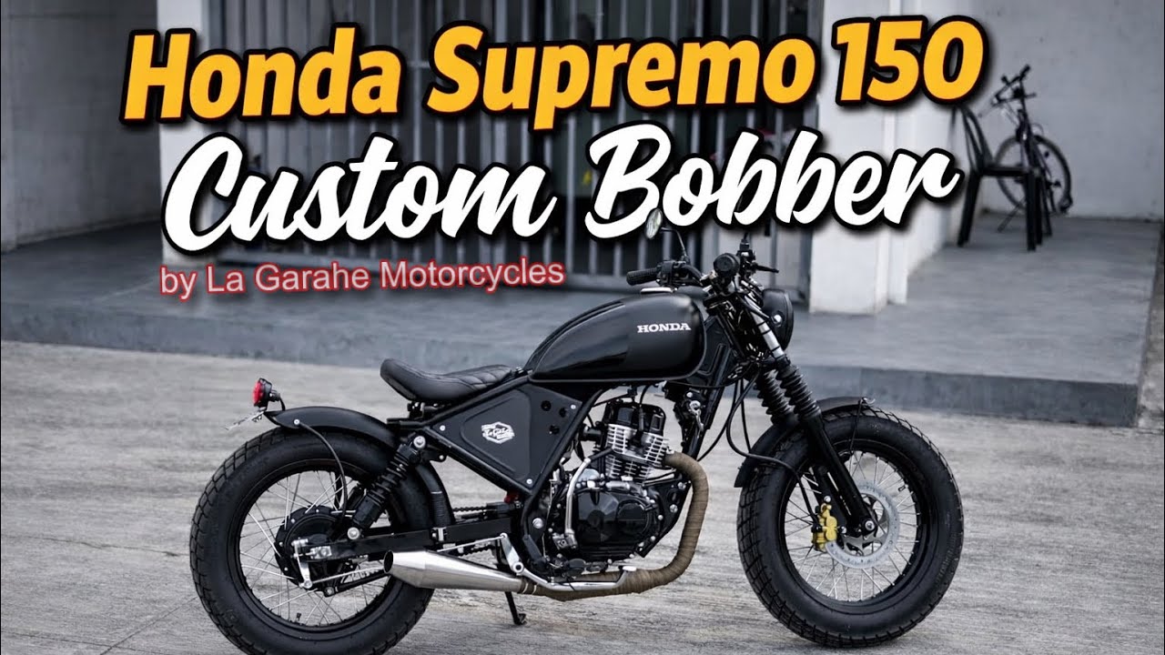 Honda TMX 150 Supremo Custom BOBBER by La Garahe Motorcycles