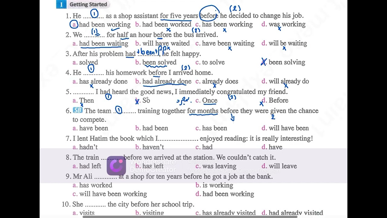 الصف الثالث الثانوى unit 7 lesson 3 grammar المعاصر