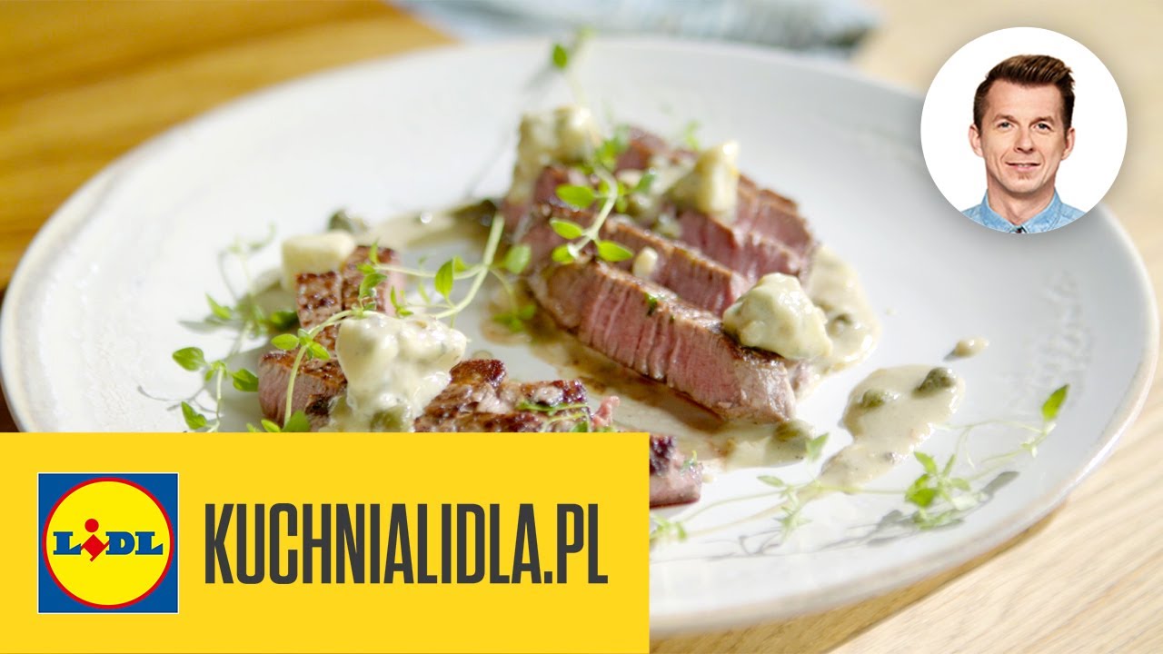 Stek wołowy 🥩 W NAJLEPSZYM sosie serowo-tymiankowym! 😋 | Karol Okrasa & Kuchnia Lidla