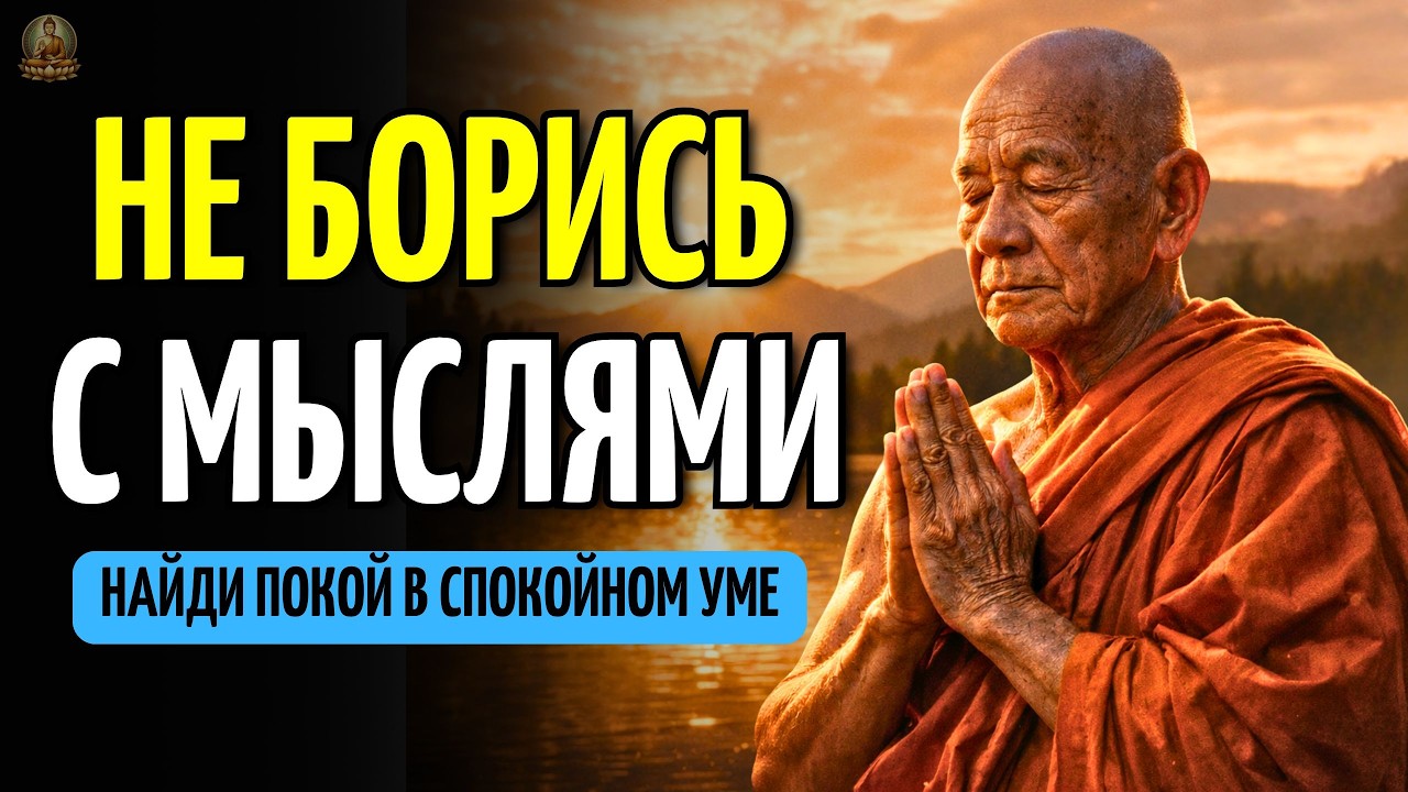Когда Вы Перестаёте Бороться Со Своими Мыслями, Ум Обретает Покой | Мудрость Дзэн