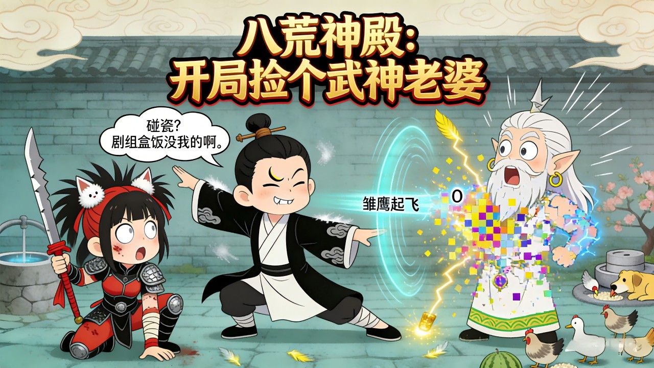 《八荒神殿：開局撿個武神老婆》早起做了套廣播體操，誰知竟不小心秒殺宙斯！還白得一女武神當老婆！唉，這屆神明真不禁打！#动漫 #動漫#動漫解說 #chineseanimation #國漫