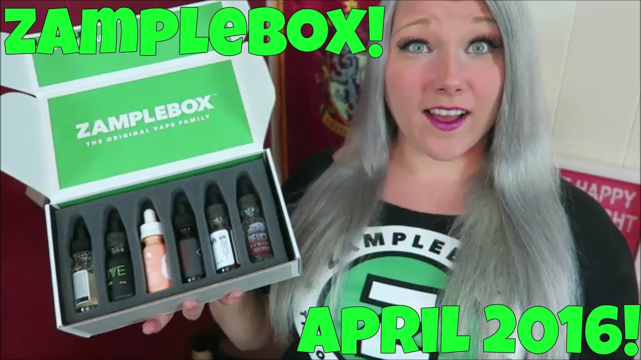 ZampleBox eLiquid Subscription - April 2016! | TiaVapes Review