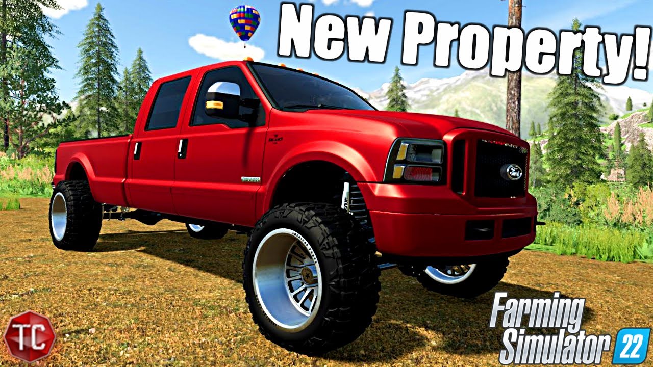I Bought A 6.0 Powerstroke & a NEW PROPERTY in Farming Simulator 22! (Land Owner RP)